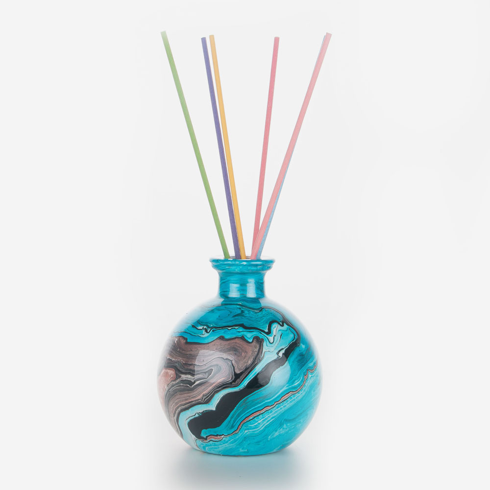 Blue Swirl Watercolor Diffusers Bottle 200ml