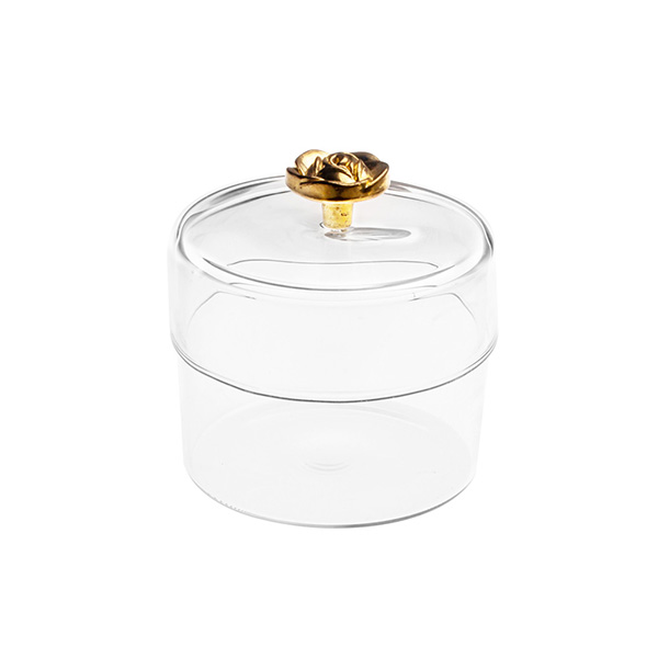 Votive Borosilicate Candle Vessel and Lid