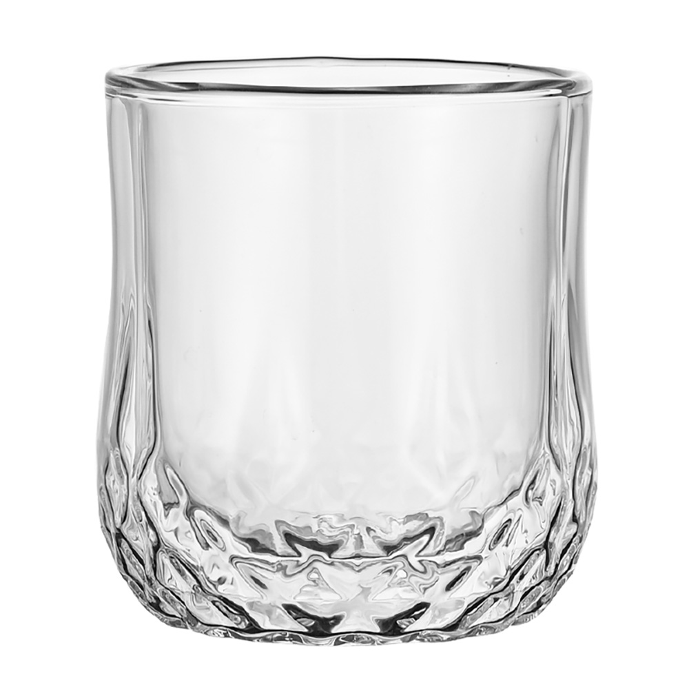 Producing 8oz Double Wall Borosilicate Glass Diamond Drinking Beer Cup Old Fashion Glasses for Cocktails