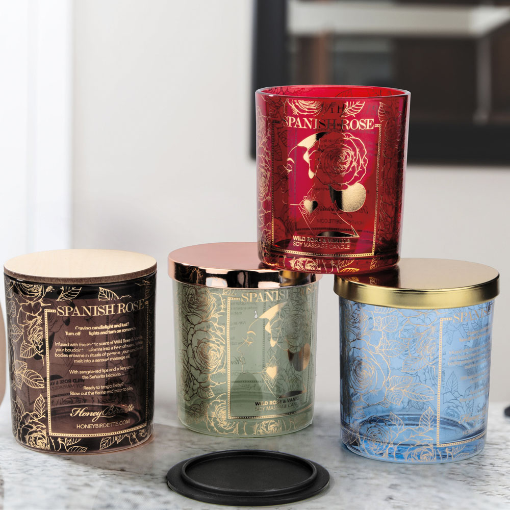 OEM and ODM Printing Candle Holder Votive Glass
