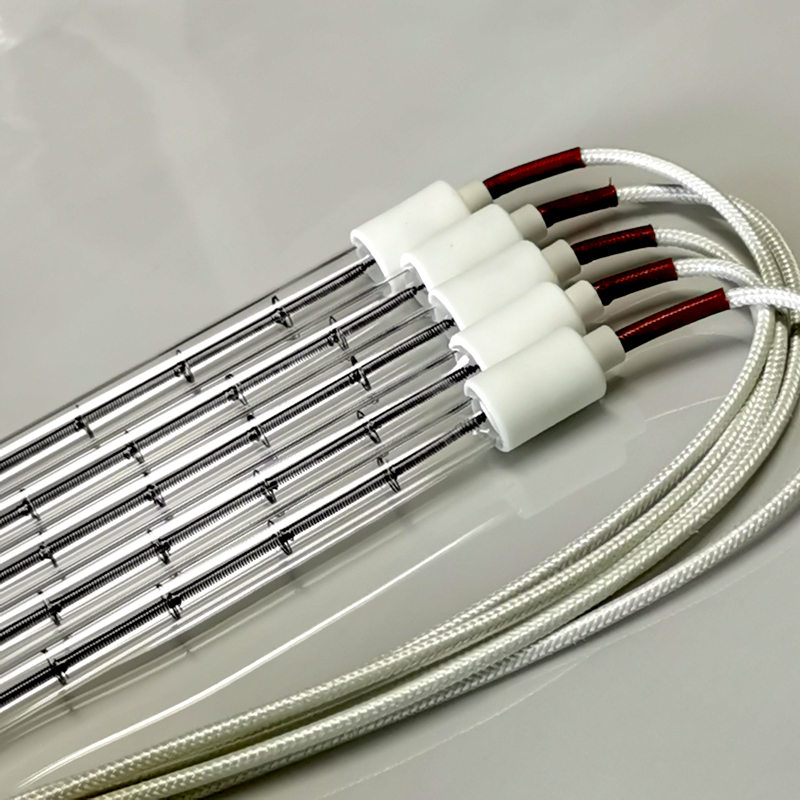 350mm 220v 단파 2000w 110v 적외선 페인트 경화 자동 ir 빨간색 적외선 열 램프