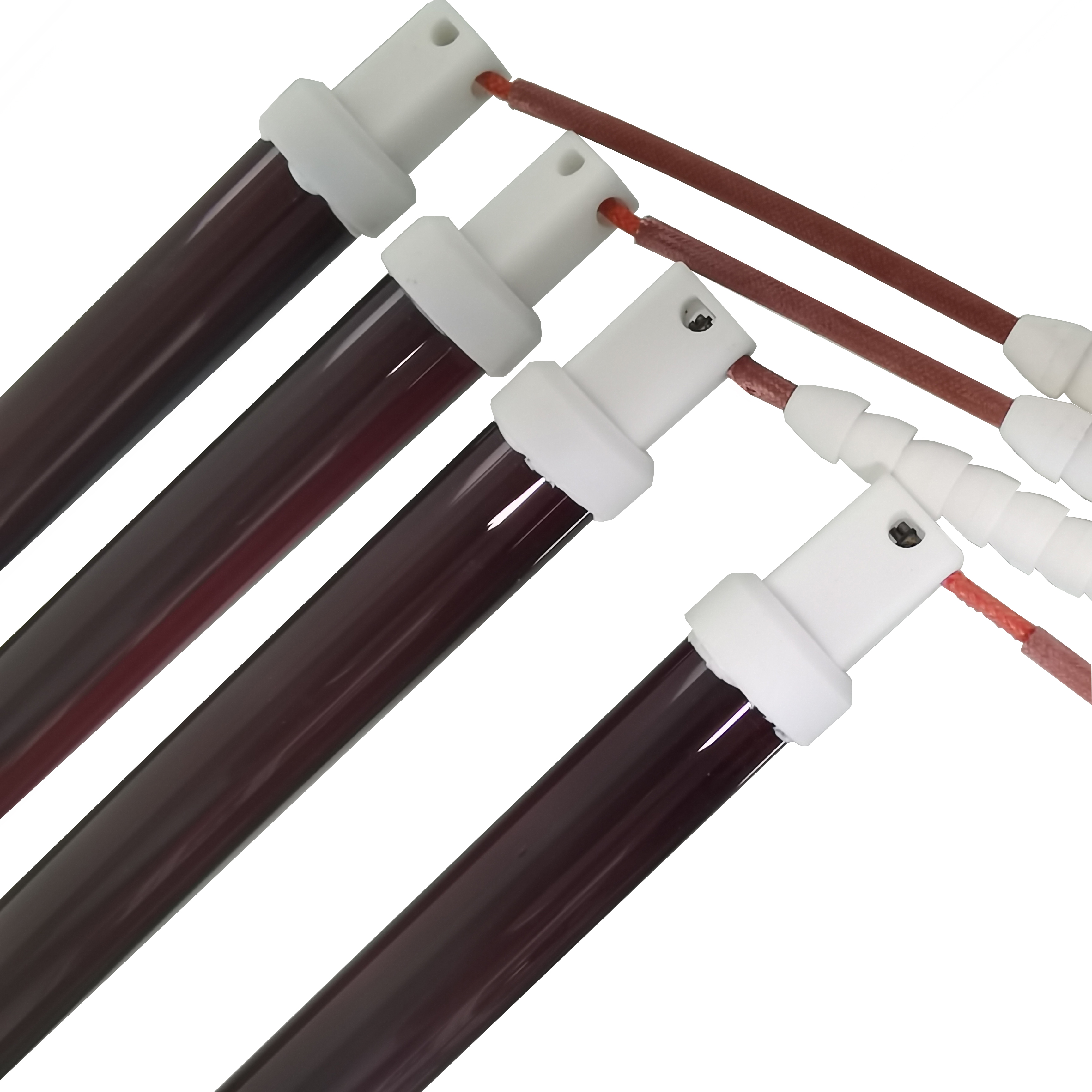 Capa termofólio 110v rubi personalizável aquecimento de carbono halogênio tinta infravermelha lâmpadas de calor de cura