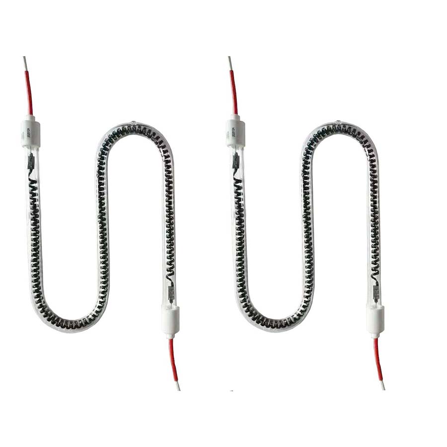 110 v led red light IR halogen heater carbon paint curing drying infrared heating lamp