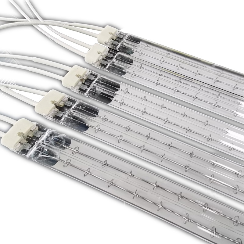 3.25KW 1450 ミリメートルオフセット印刷 Drystar ツイン IR ドライヤーランプ赤外線高速中波加熱タングステンフィラメント IR 加熱ランプ
