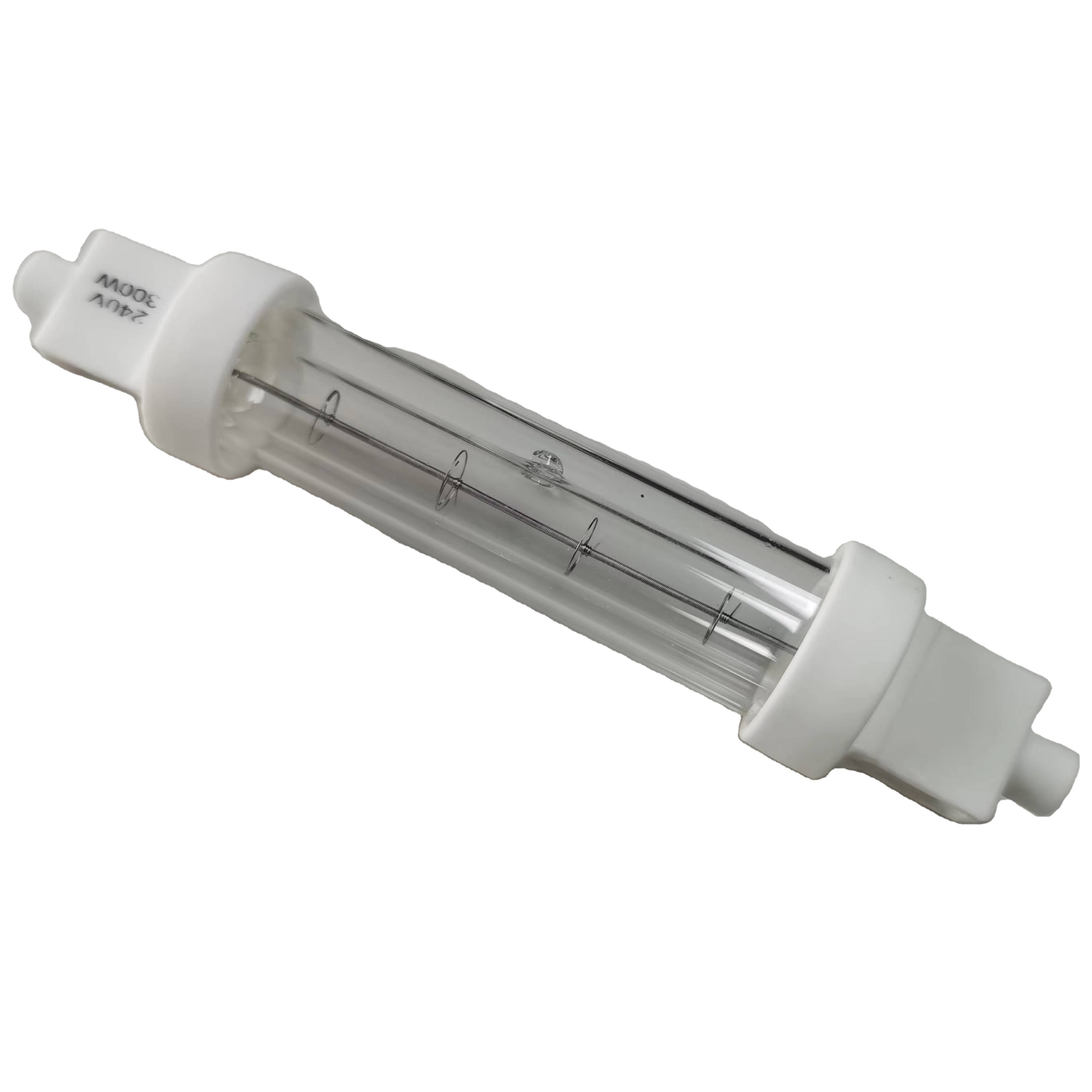 재킷 적외선 가열 램프 118mm 300w 500W 석영 가열 램프