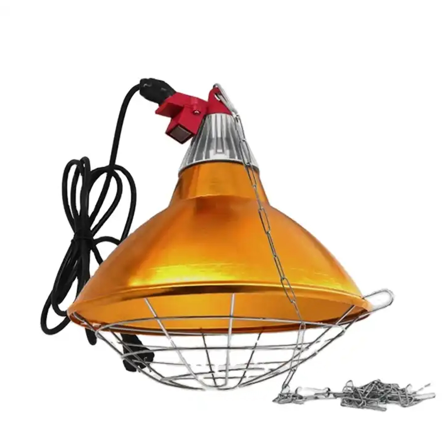 Lâmpadas de aquecimento infravermelho, refletor de alumínio, sombra, aquecedor, suporte de lâmpadas, refletor