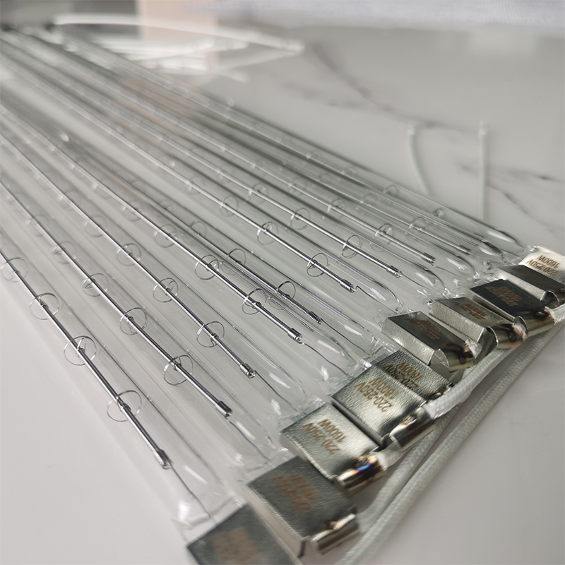 220v-250v 1600W IR Lamps Tube Transparent Printing Machine Heating Lamp Short Wave Infrared Lamp