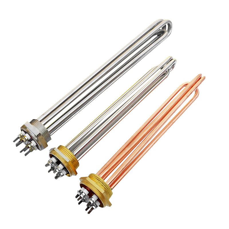 DN40 Industrial Flange Pipe Electric Heating Rod Stainless Steel Solar Water Heater Tube Tubular Heater