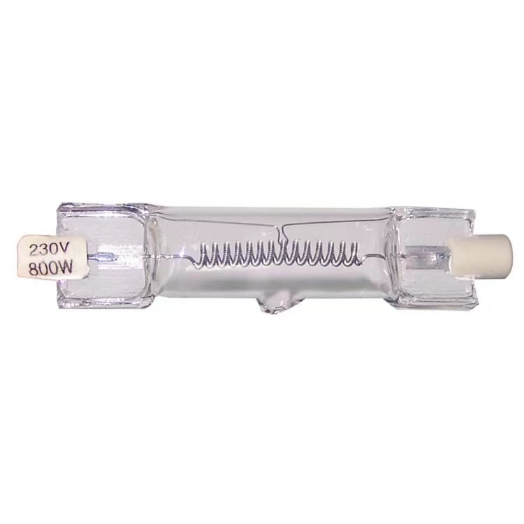 Red Head Light Bulb Tungsten Filament Photography Camera Solf Light Halogen Film And Television Lamp Tube