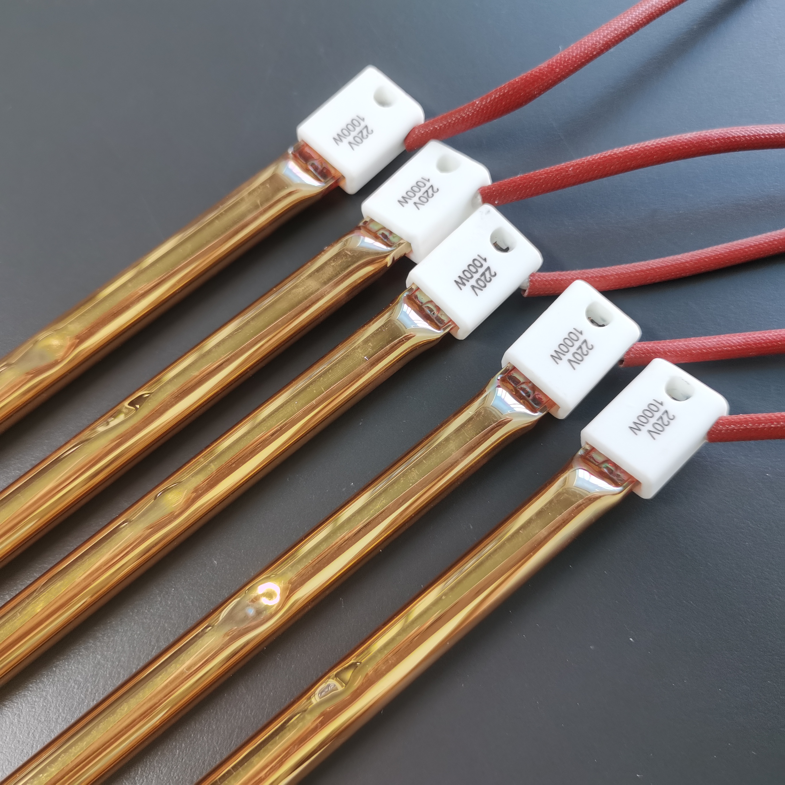 Infrared Linear Halogen Heat Lamp Quartz Tube Heater Replacement Emitter Halogen Heat Lamp 2000W for Glass Industry