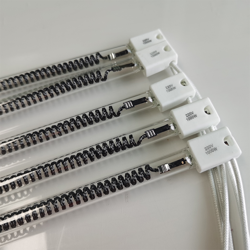800W 380mm 220V एयर फ्रायर ओवन इलेक्ट्रिक कार्बन फाइबर हीटिंग ट्यूब सुदूर इन्फ्रारेड लैंप ओवन