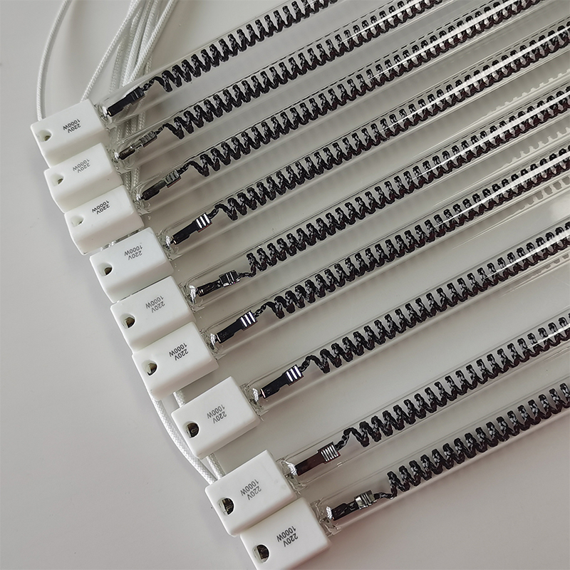 1000W 585mm 220V Halogen Infrared Paint Drying Lamp Carbon Fiber Insulated Heater Wires