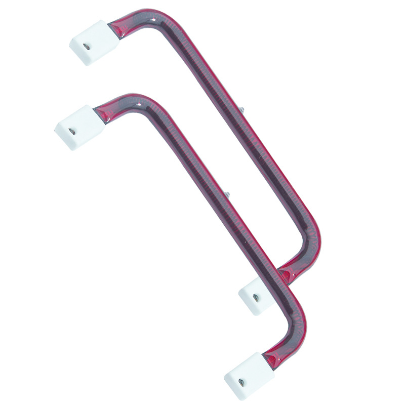Carbon Fiber Heating Tube Ruby-colored Halogen U-shaped Electric Heat Tube for Baking Oven