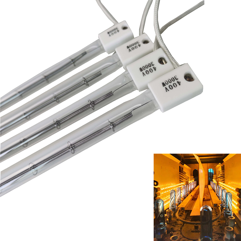 Cuarzo halógeno al por mayor 240V 500W Elemento de calor infrarrojo para la precalentamiento de las mascotas