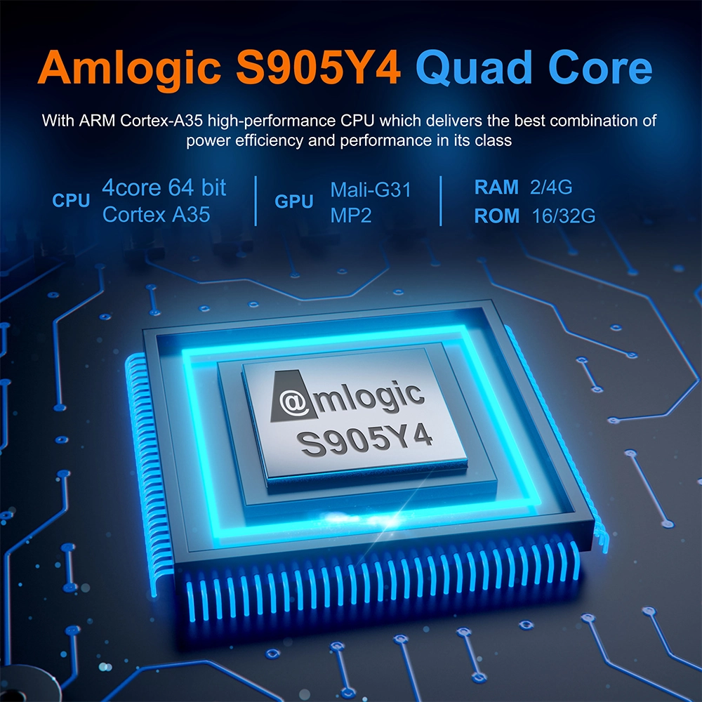 Amlogic S905Y4 Quad Core Android 11 Mini TV Stick