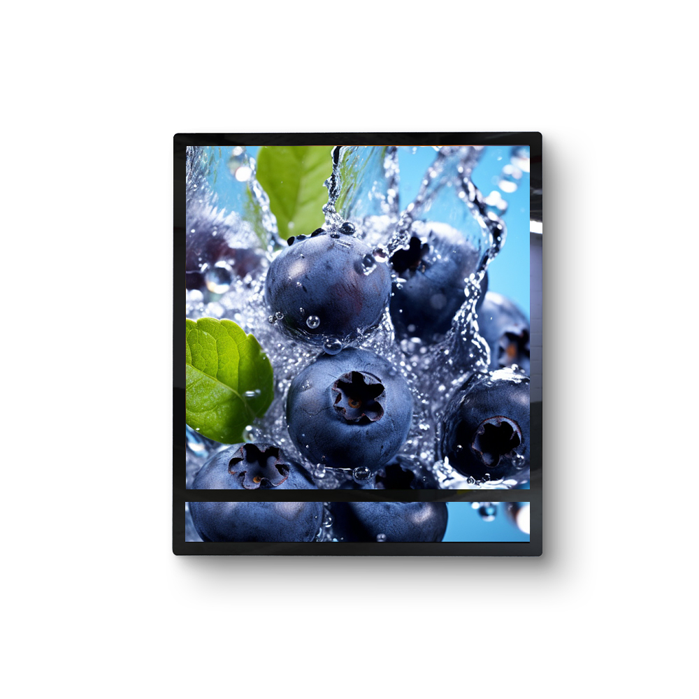 35.7 นิ้ว Square Dual Screens กระจกนิรภัยติดผนังเครื่องโฆษณาป้ายดิจิตอล