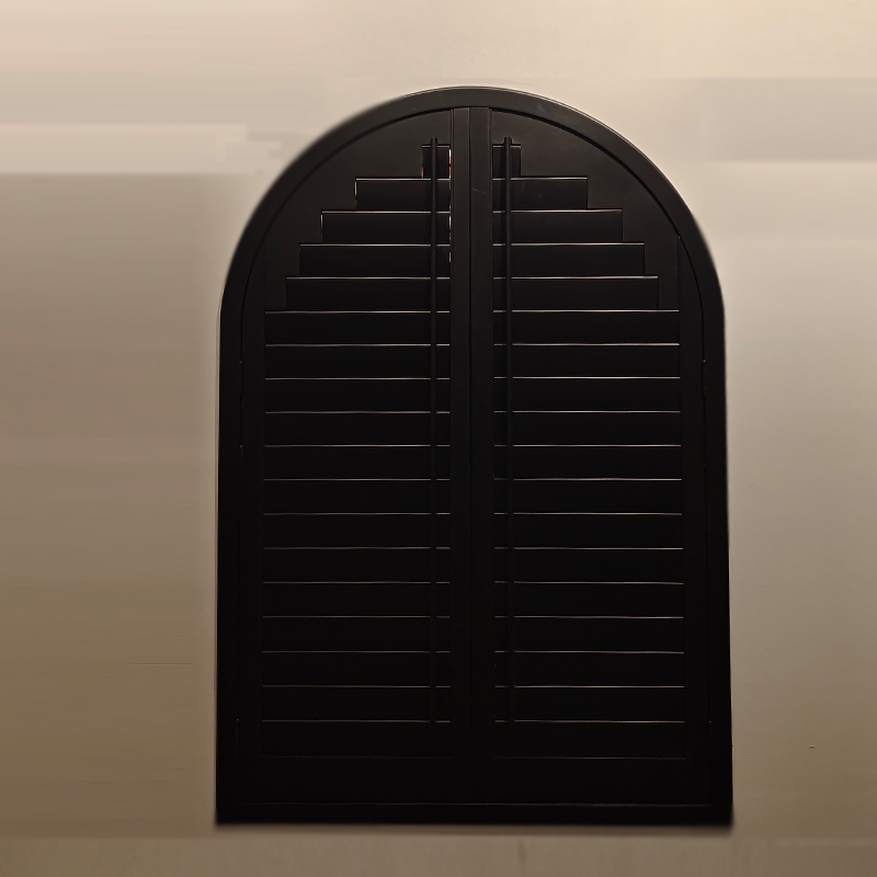 Special-shaped shutter window,black shutter,China supplier