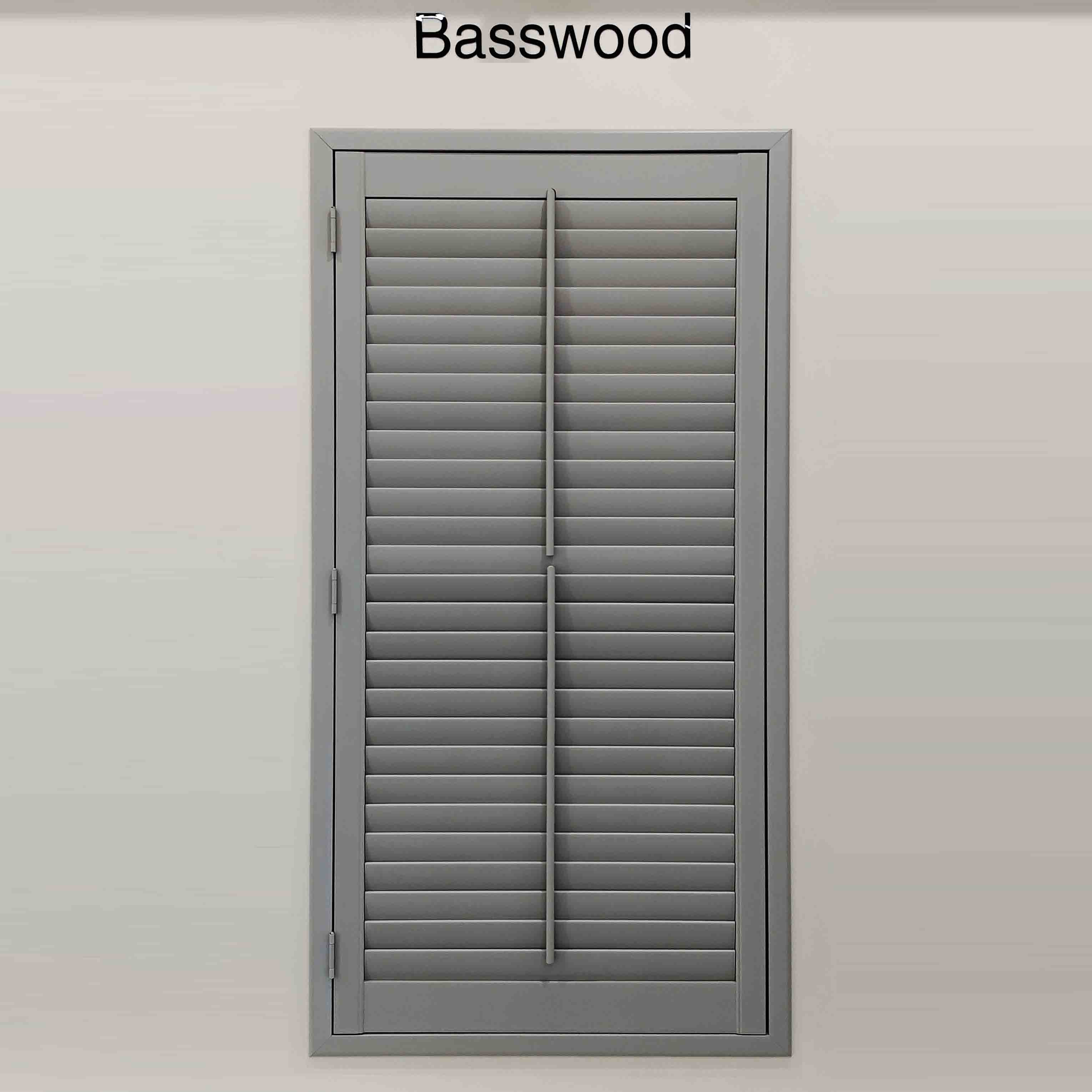 Basswood window shutter supplier,middle rod shutter