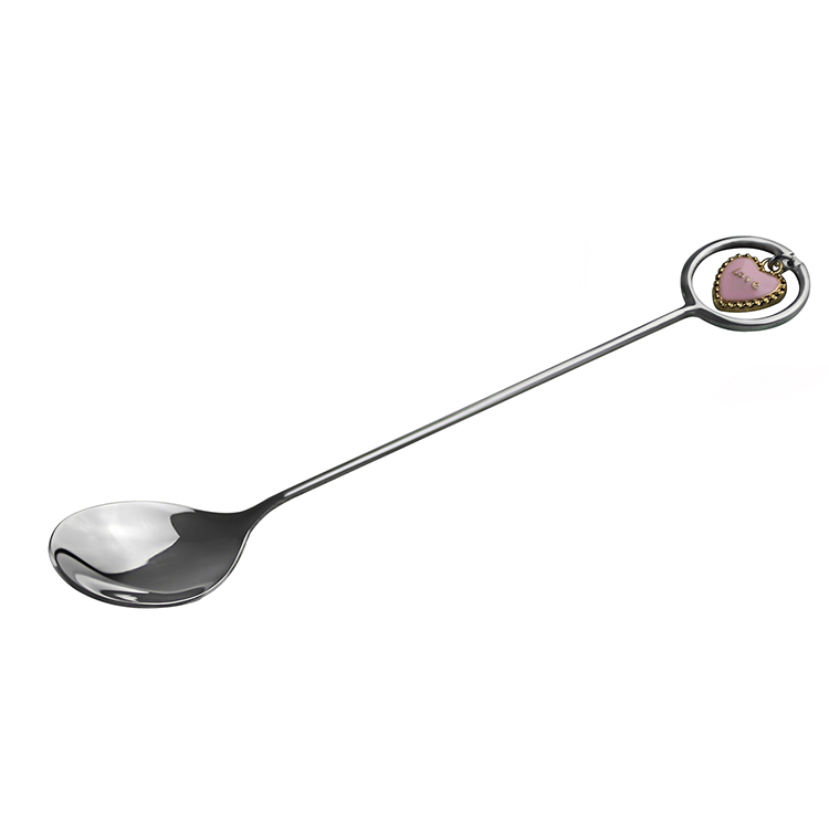 Wholesale 304 Stainless Steel Love Heart Shape Cutlery Flatware Spoon