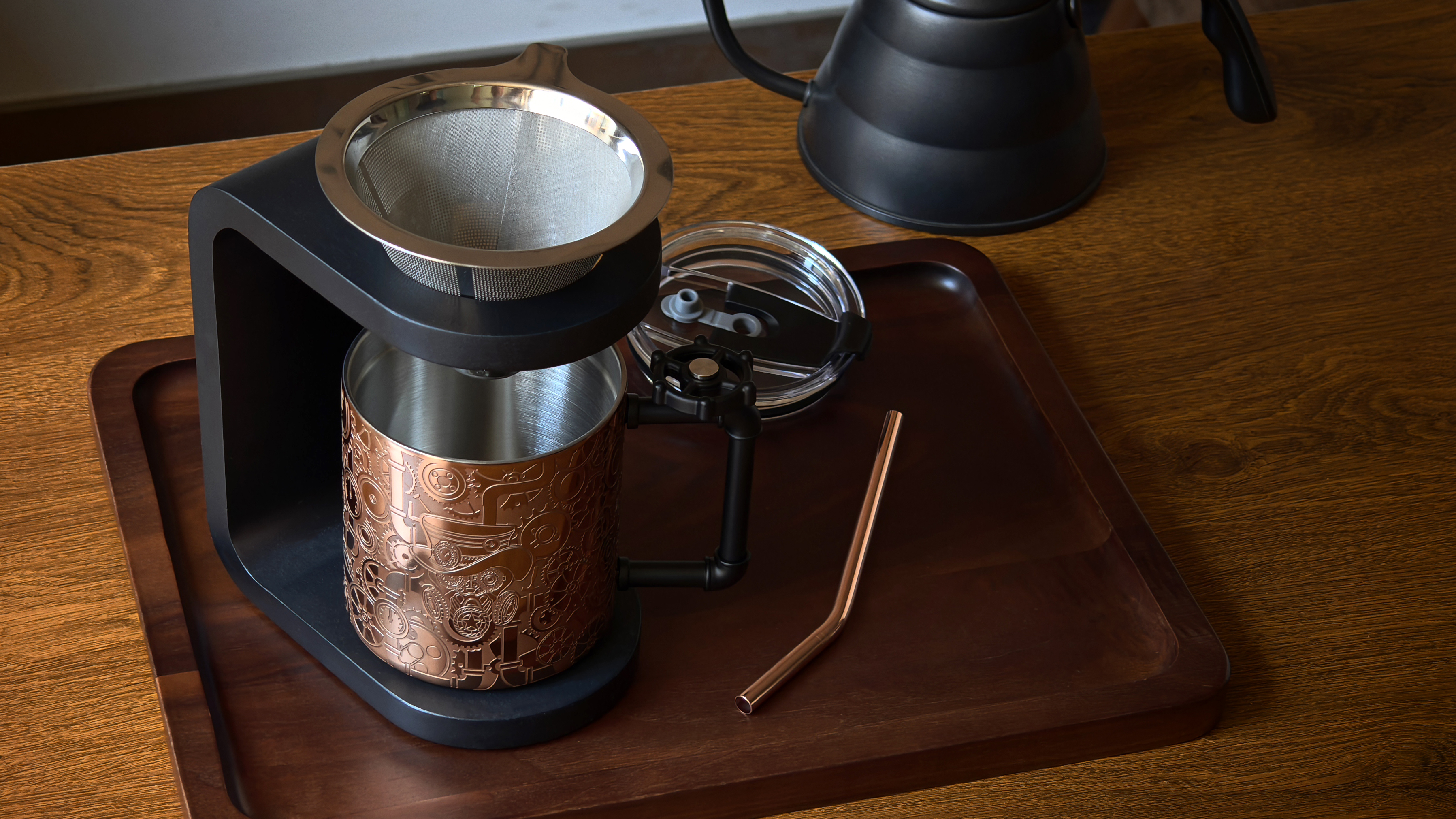 Custom Etched Robot Stainless Steel Coffee Mugs – A Unique Promotional Gift for Tech-Savvy Brands