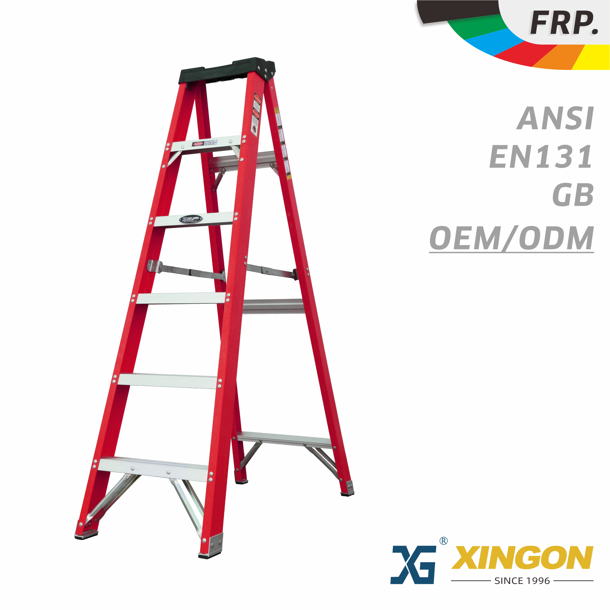 XG-107B 【FIBRE DE VERRE】 Échelle simple face