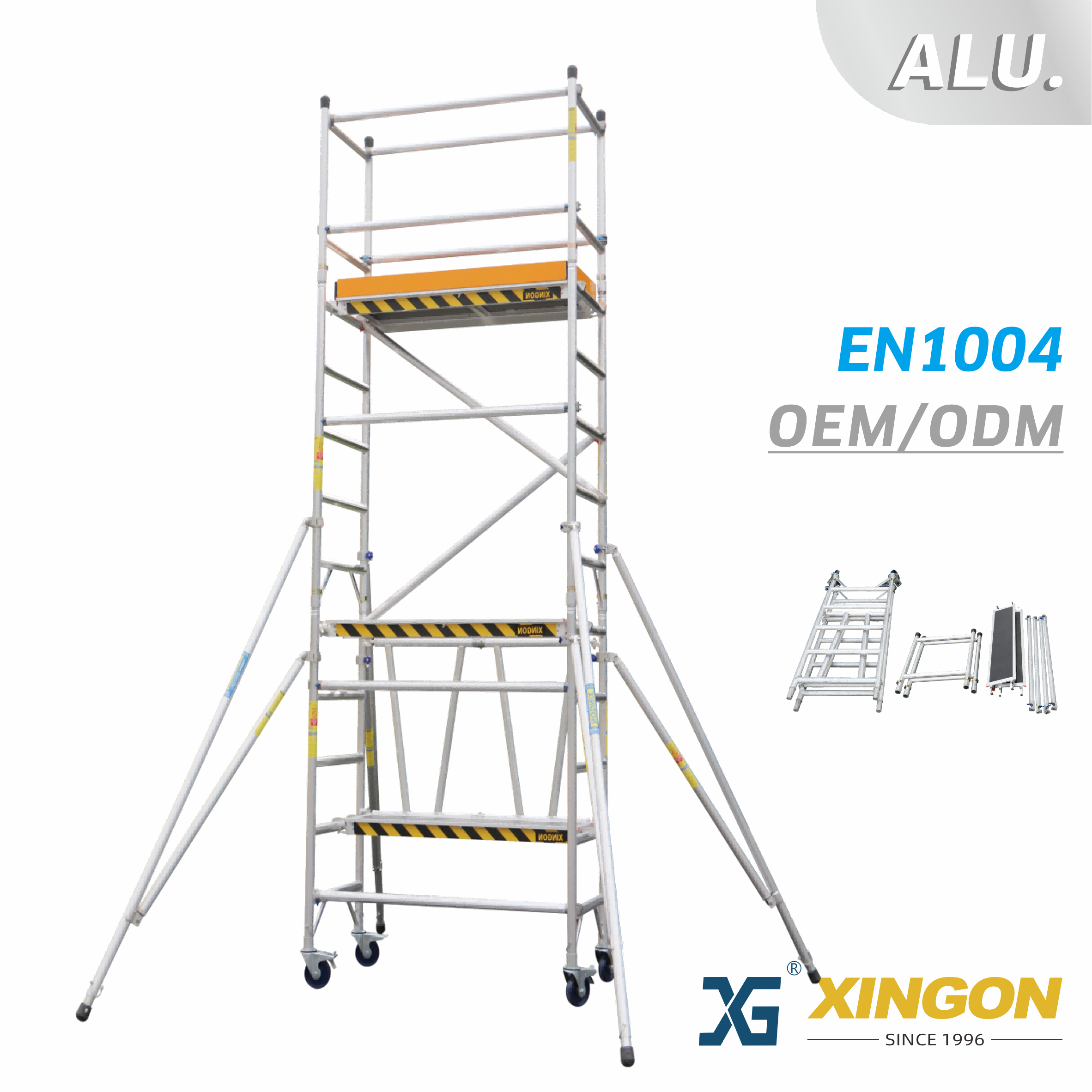 XG-175A 【ALUMINIUM】 Échafaudage pliant polyvalent