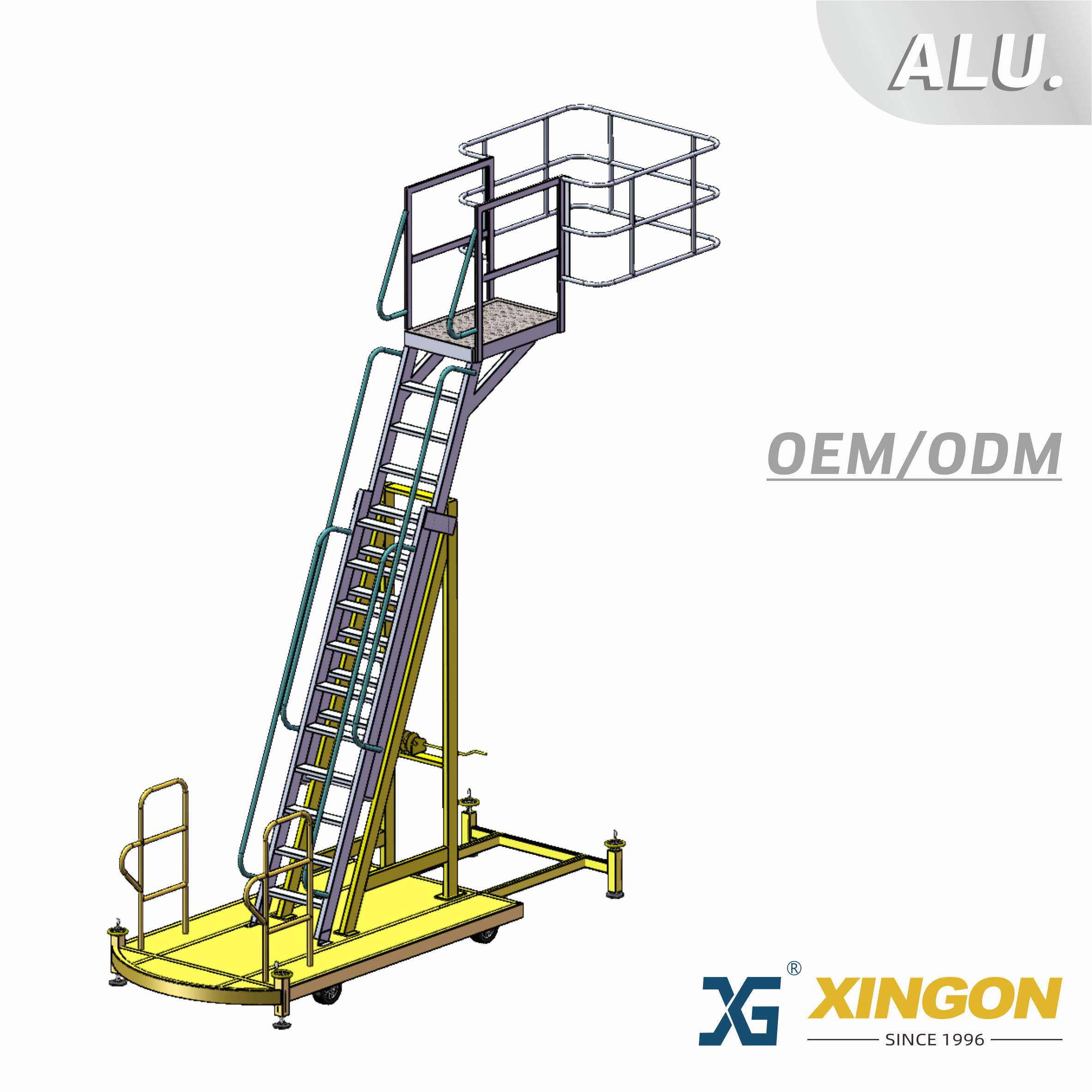 XG-577 【ALUMINIUM】 Échelle d'accès pour camion-citerne