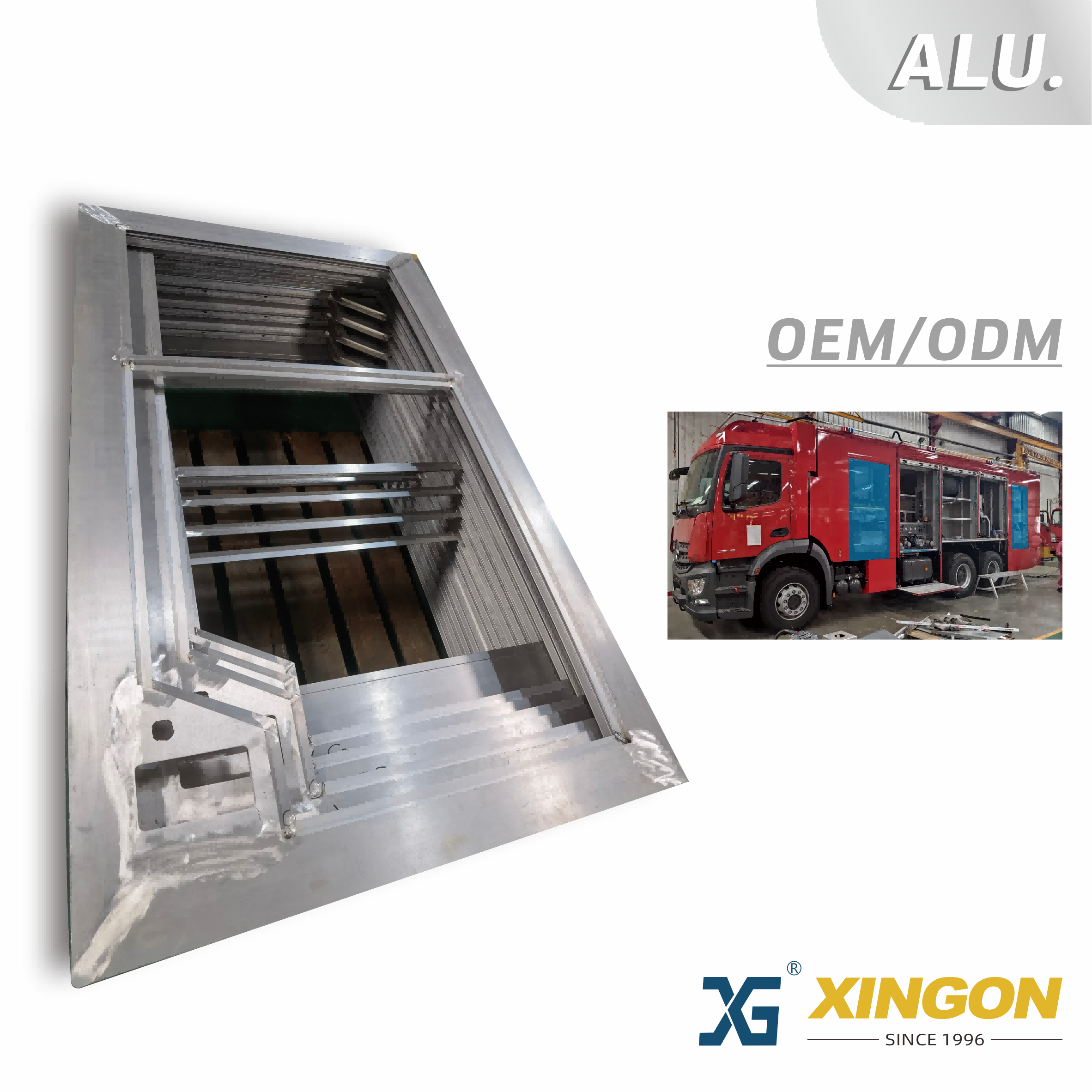 XG-213 【ALUMINUM】 Fire Truck Boarding Ladder - COPY - s4o89u