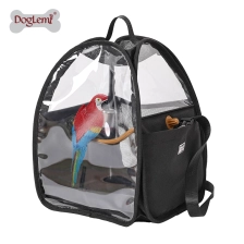 Китай Портативный рюкзак-переноска Parrot Bird с миской для кормления окуня и лотком для домашних животных, путешествий на открытом воздухе производителя