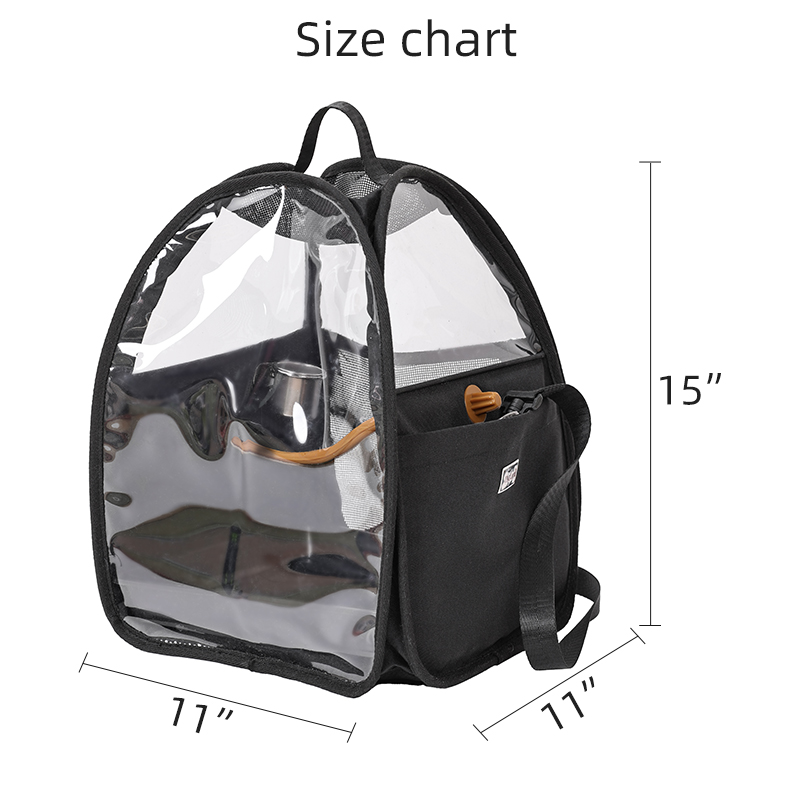 Портативный рюкзак-переноска Parrot Bird с миской для кормления окуня и лотком для домашних животных, путешествий на открытом воздухе
