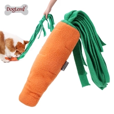 China Pulling Leaves Carrot Design Dog Snuffle Toy manufacturer