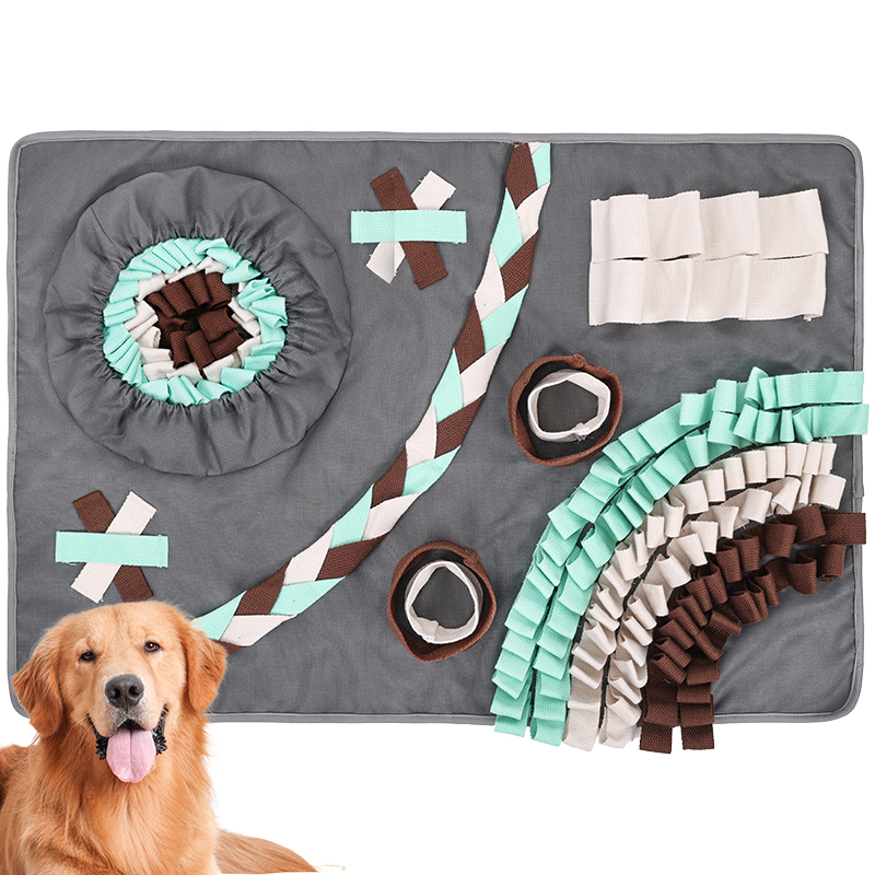 Sniff Training Mat Slow Feeding Mat for Small Pets Cats, Rabbits Chewable Durable Dog Treat Food Training Mat