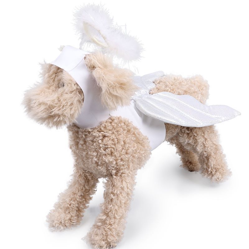 Halloween Christmas Holiday Angel Dog Costume Wings Cat Angel Costume Fairy Wings
