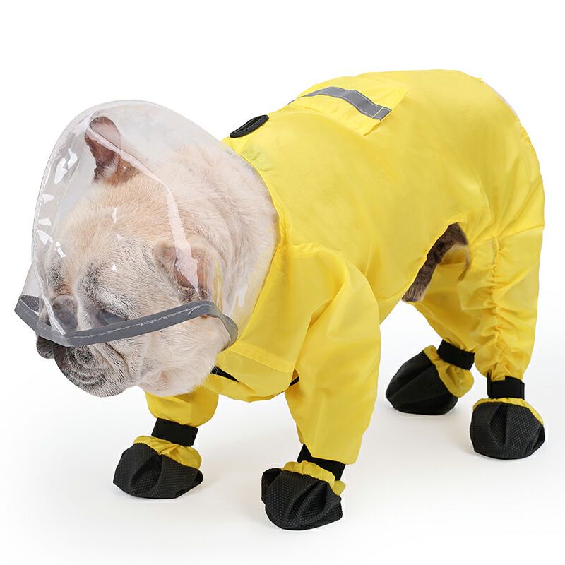 Impermeable para perros OEM impermeable con botas, ropa de lluvia para mascotas