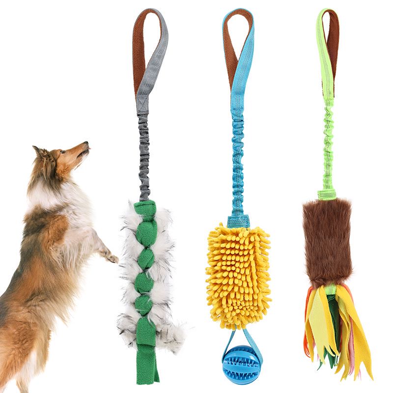 Direct factory dog Rope Toys for chew Training bungee tough rope for Tug of War Dog Toys