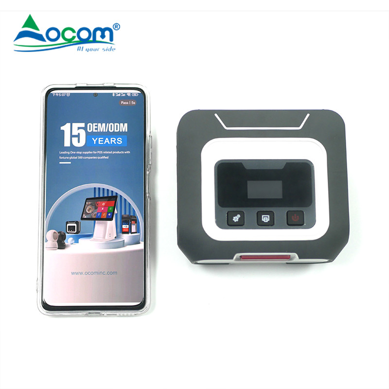 Thermal Label Receipt Printer New Arrival LCD Screen USB Type-C Label Maker 3 Inch BIuetooth Mini