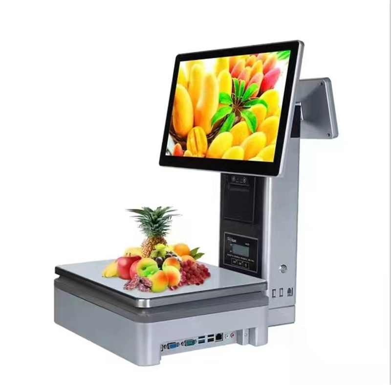 (POS-S002) Windows System All-In-One POS Scale With Thermal Printer