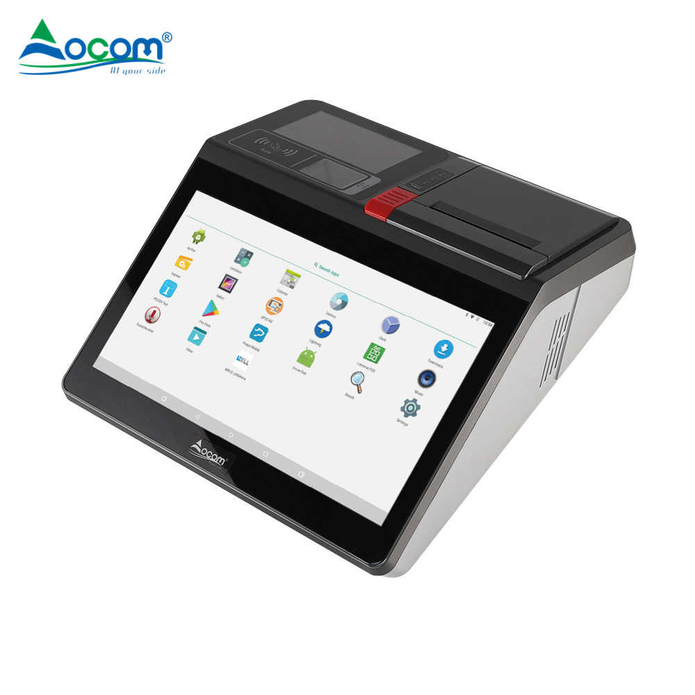 POS-M1162A/W 11.6 inch Android /Windows POS terminal With 80MM Thermal Receipt/Label Printer For Options