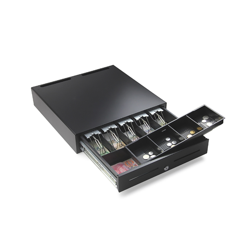 (ECD-460S) جهاز تسجيل نقدي آمن قابل للتعديل مع فتحة للدرج وخزانة نقدية بنظام نقاط البيع