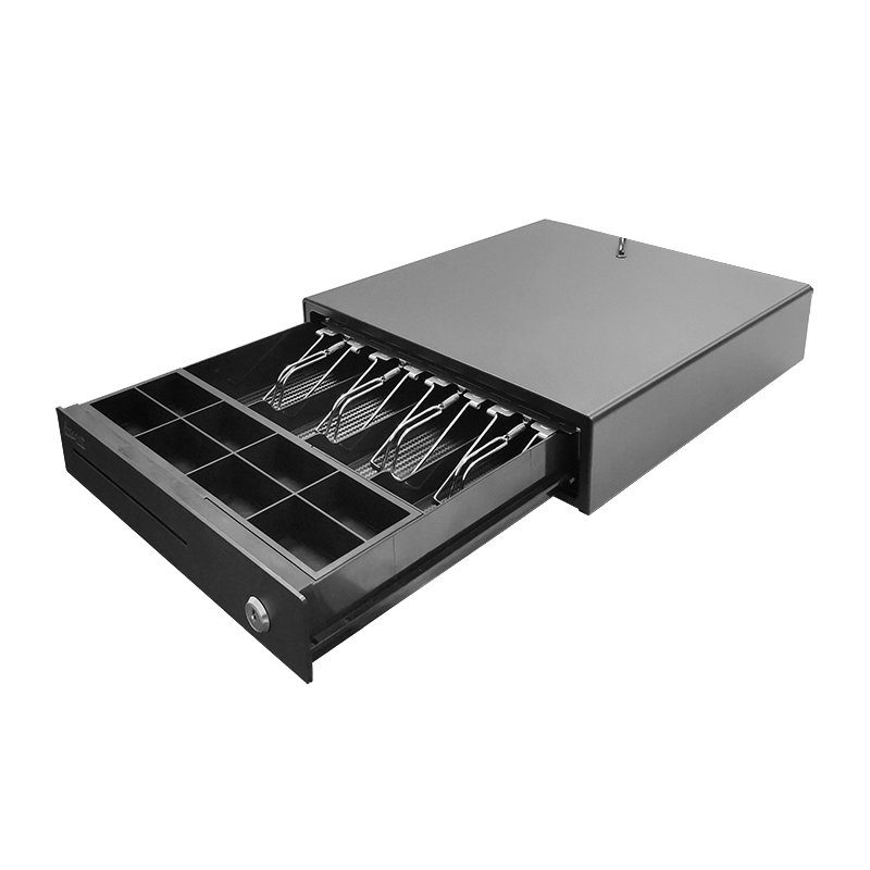 (ECD-335X) mini serrure de sécurité rj11 serrure de tiroir-caisse électrique pos mini caisse 335 avec imprimante