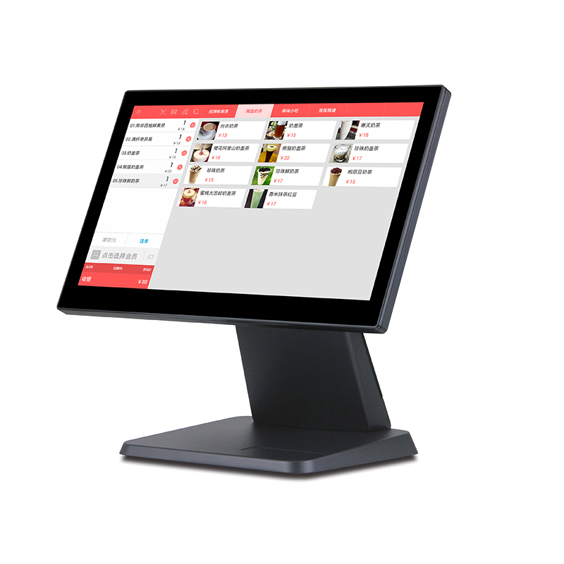 POS-1516 15.6 inch touch screen restaurant Windows all in one electronic cash register machine