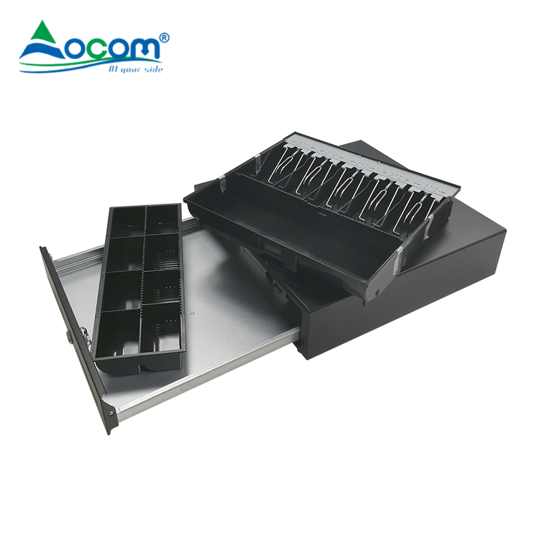 Cajón de metal ECD-410H Micro Swift Open Pos Construcción Cajón de caja de efectivo de 410 mm