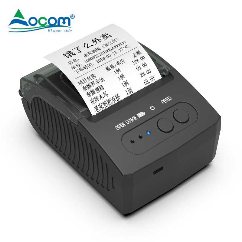 (OCPP-M15) Shenzhen 58 mm POS-Terminal kleiner tragbarer mobiler Mini-Thermodirektdrucker für Quittungen