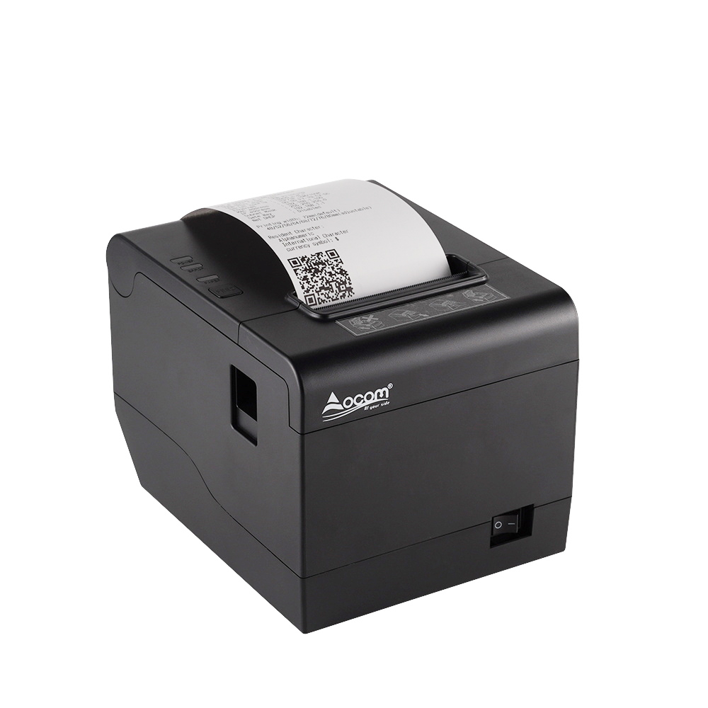 (OCPP-80K) 零售商打印自动切割机 wifi rs232 usb lan 80mm pos 热敏收据打印机耗材