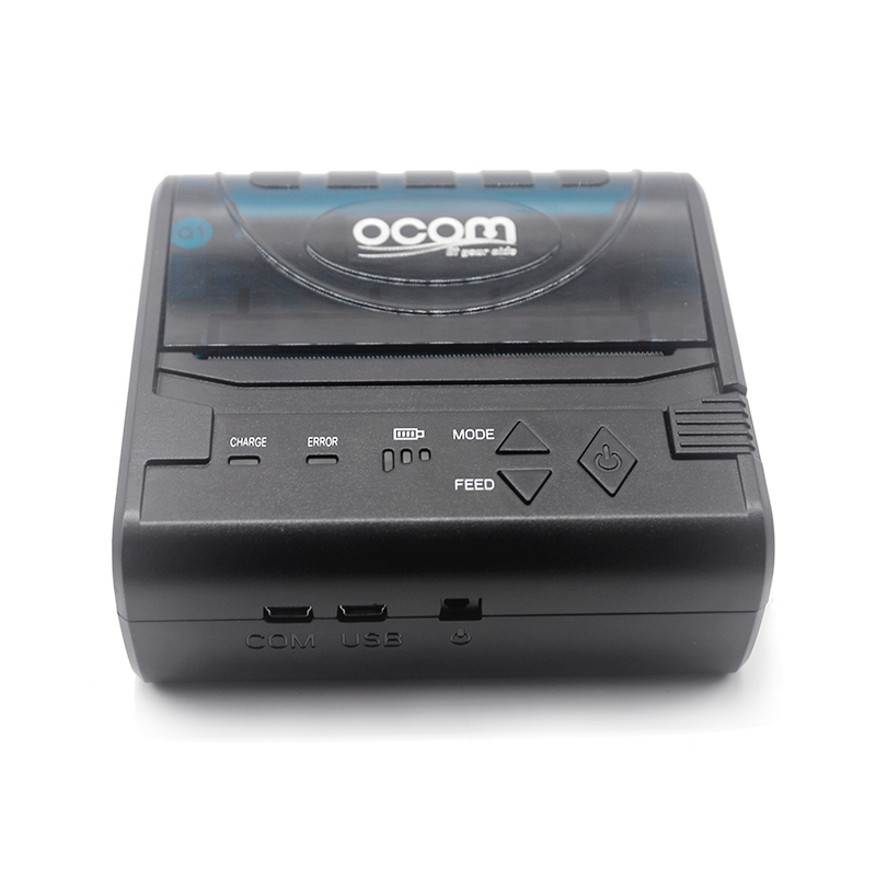 (OCPP-M086) Schwarzer USB-Bluetooth-Pos-Mini-Thermodirektdrucker, tragbarer Handheld-Drucker für Telefon
