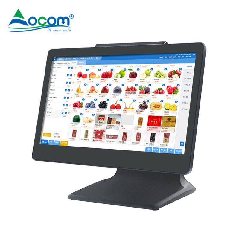 POS-1520 15.6 inch Wide Resolution Capacitive Touch Screen Pos System Machine