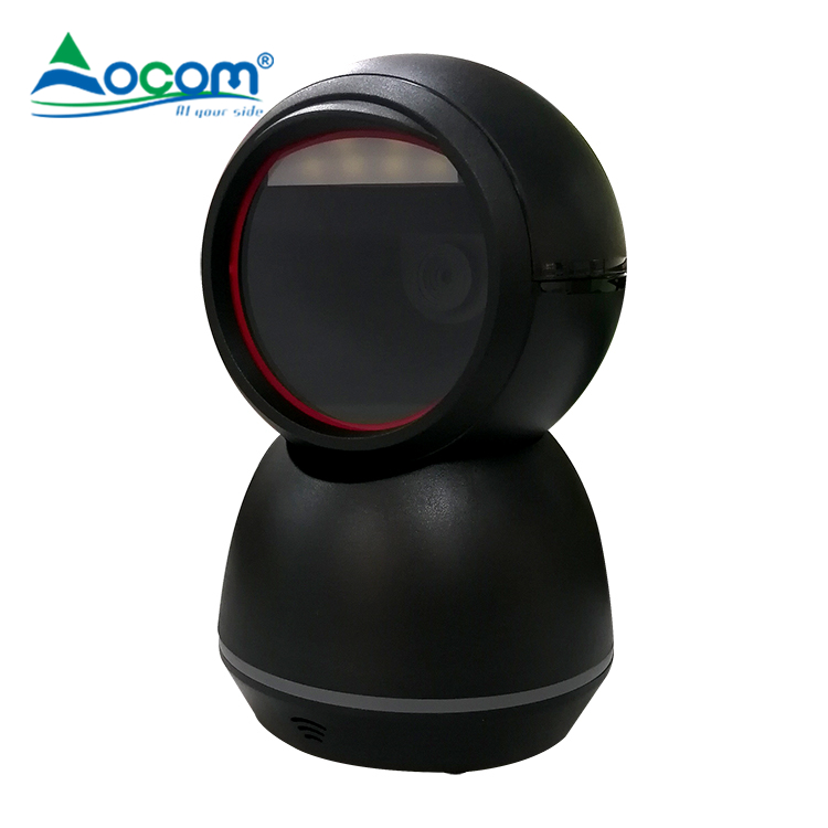 (OCBS-T209) Ein hochwertiger 4mil POS kabelgebundener 2D-Desktop-Handheld-QR-Code-Scanner