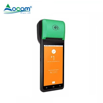5.5inch Android POS Systems NFC Card Payment Terminal With Barcode Scanner