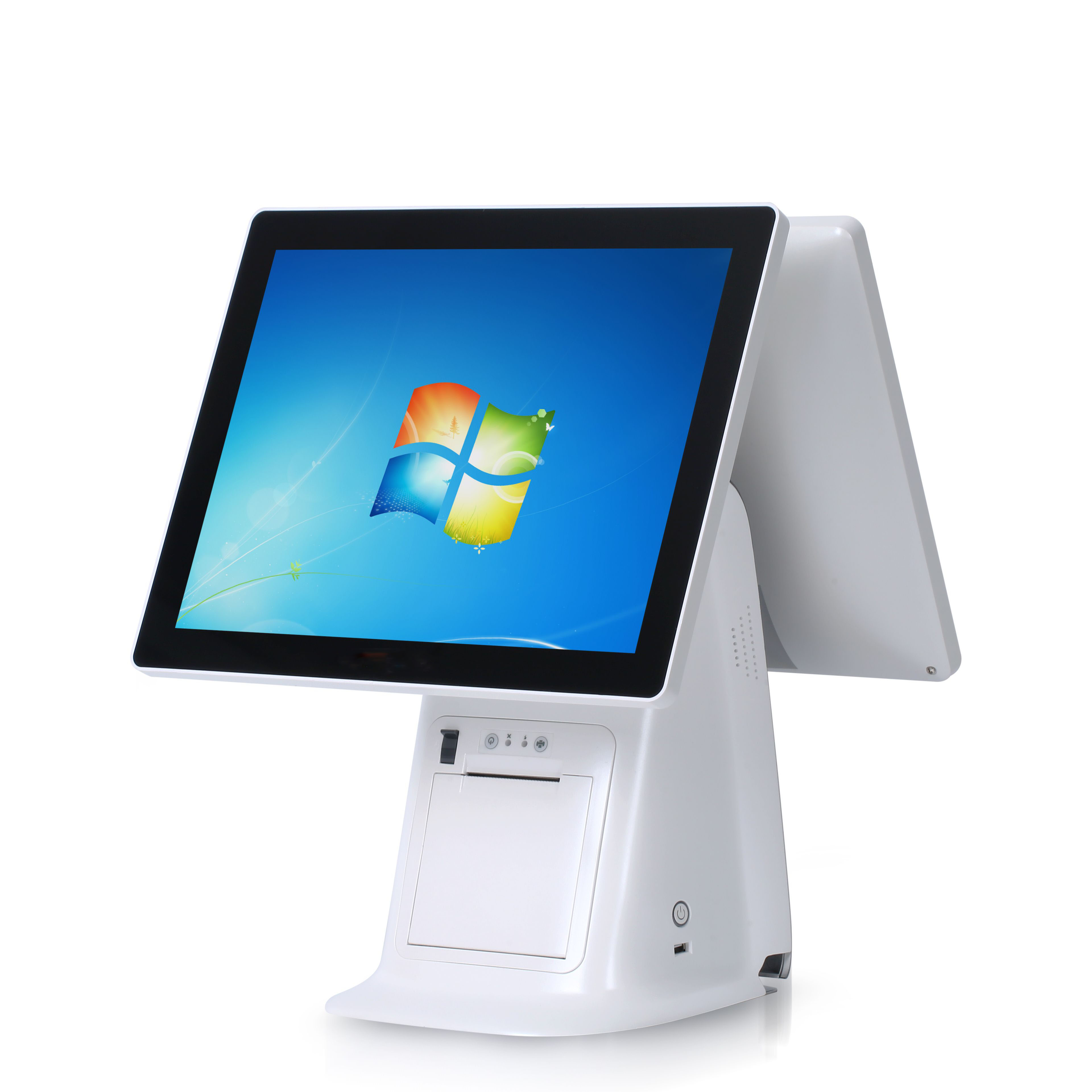 POS-G156 15.6 inch windows restaurant all in one pos system touch screen android pos machine with printer