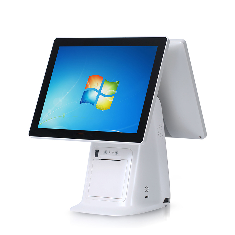 POS-G156 15.6 inch all in one pos machine touch screen windows android tablet POS with printer